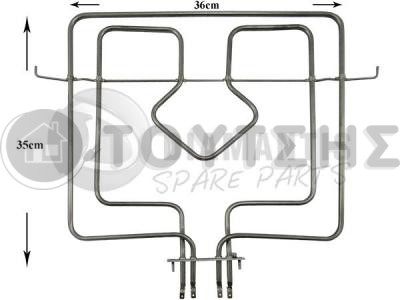 ΑΝΤΙΣΤΑΣΗ ΚΟΥΖΙΝΑΣ ΑΝΩ GORENJE KOERTING 230V 2600W 229267 image