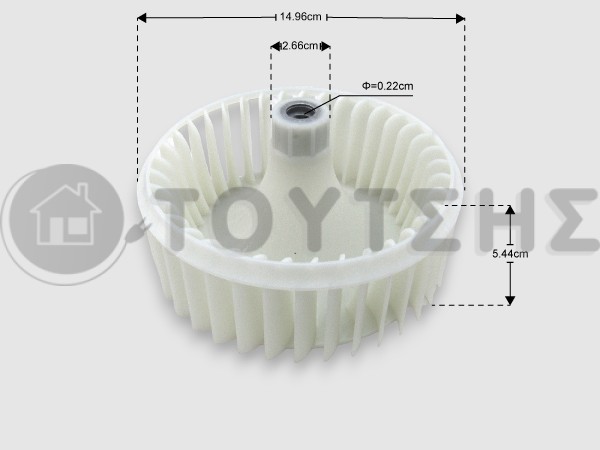 ΦΤΕΡΩΤΗ ΜΟΤΕΡ ΣΤΕΓΝΩΤΗΡΙΟΥ SAMSUNG DC82-01208A image