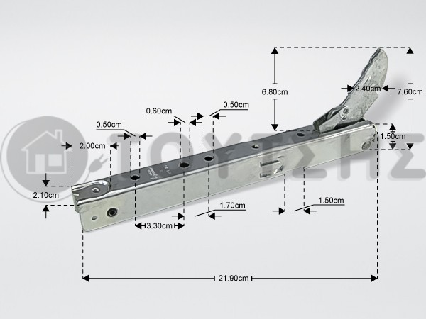 ΜΕΝΤΕΣΕΣ ΑΡΙΣΤΕΡΟΣ-ΔΕΞΙΟΣ ΚΟΥΖΙΝΑΣ SIEMENS BOSCH 00659653 image