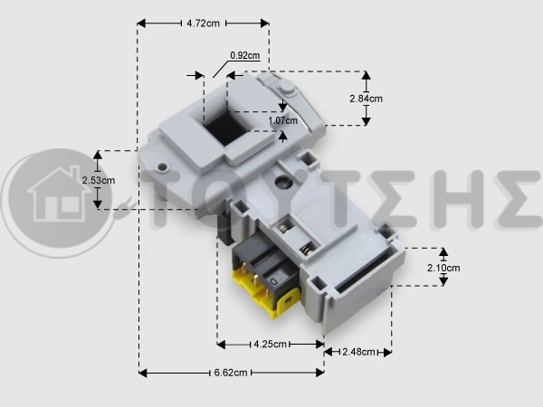 ΘΕΡΜΟΔΙΑΚΟΠΤΗΣ ΠΛΥΝΤΗΡΙΟY ΡΟΥΧΩΝ CANDY DA052036 image