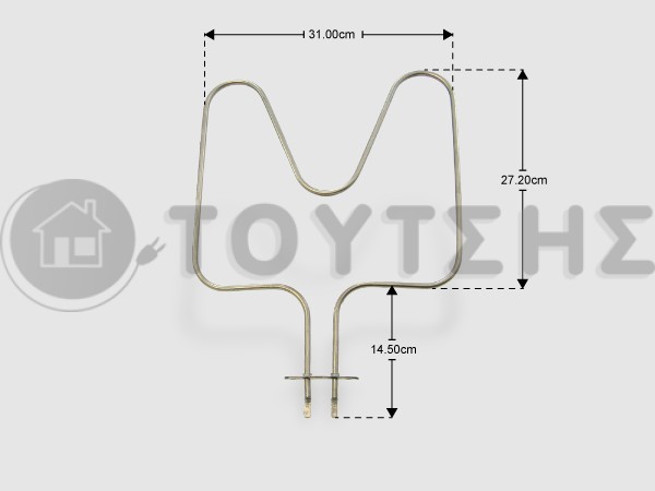 ΑΝΤΙΣΤΑΣΗ ΚΟΥΖΙΝΑΣ ΚΑΤΩ ΜΕΡΟΣ ΑΕG ZANUSSI ELECTROLUX 1000W 3570635015 image