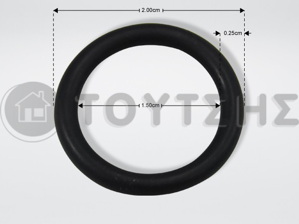 ΦΛΑΝΤΖΑ O-RING Φ 2,62Χ15,08ΜΜ image