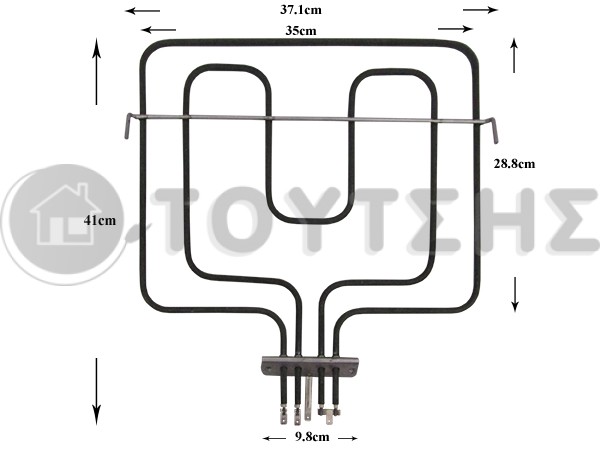 ΑΝΤΙΣΤΑΣΗ ΚΟΥΖΙΝΑΣ ΑΝΩ FAGOR 1200+1400W CA5G001A1 image