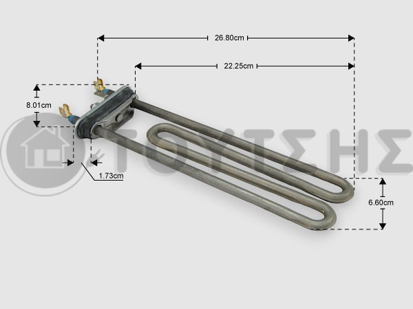 ΑΝΤΙΣΤΑΣΗ ΠΛΥΝΤΗΡΙΟΥ ΡΟΥΧΩΝ ZANUSSI ELECTROLUX 1950W 230V 1240325470 image