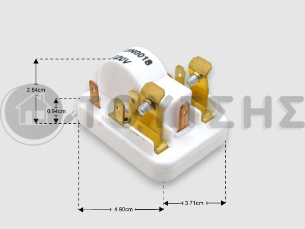 ΡΕΛΕ ΨΥΓΕΙΟY DANFOSS 103N0018 1/6HP image