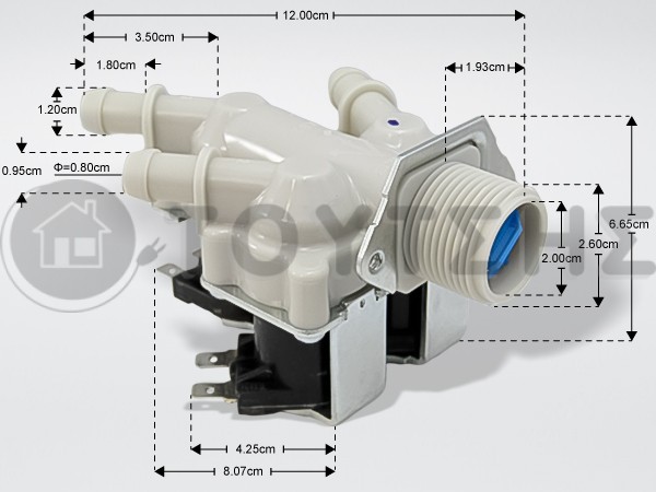 ΓΝΗΣΙΑ ΒΑΛΒΙΔΑ ΠΛΥΝΤΗΡΙΟΥ ΡΟΥΧΩΝ ΙII 220-240V 50/60Hz ΕΥΘΕΙΑ LG 5221EN2003L image