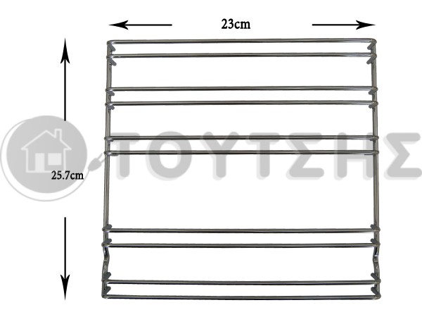 ΣΧΑΡΑ ΚΟΥΖΙΝΑΣ ΠΛΑΙΝΗ SIEMENS PITSOS 00472738 image