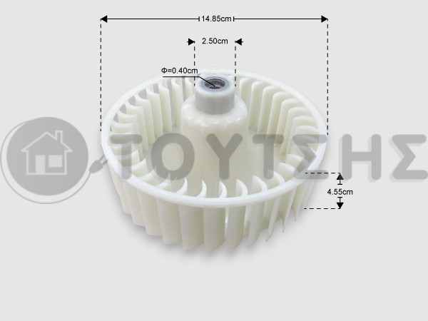 ΦΤΕΡΩΤΗ ΜΟΤΕΡ ΣΤΕΓΝΩΤΗΡΙΟΥ SAMSUNG DC93-00387A image