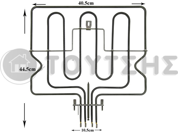 ΑΝΤΙΣΤΑΣΗ ΚΟΥΖΙΝΑΣ ΑΝΩ ΜΕΡΟΣ MIELE 2900W+1300W 400V 5809931 image