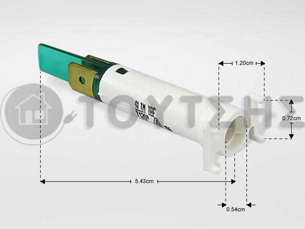 ΕΝΔΕΙΚΤΙΚΗ ΛΥΧΝΙΑ ΠΡΑΣΙΝΗ 250V image