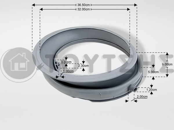 ΛΑΣΤΙΧΟ ΠΟΡΤΑΣ ΠΛΥΝΤΗΡΙOY ΡΟΥΧΩΝ CANDY 41035092 image