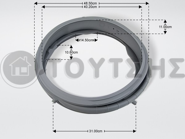 ΛΑΣΤΙΧΟ ΠΟΡΤΑΣ ΠΛΥΝΤΗΡΙΟΥ ΡΟΥΧΩΝ LG MDS47123618 image