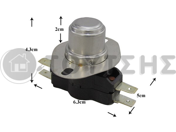 ΘΕΡΜΟΣΤΑΤΗΣ ΕΠΑΦΗΣ 15A 250V 50°C-58°C image