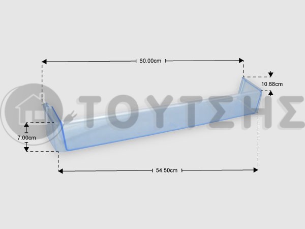 ΓΝΗΣΙΟ ΡΑΦΙ ΜΕΣΑΙΟ ΠΟΡΤΑΣ ΨΥΓΕΙΟΥ PITSOS SIEMENS BOSCH 00479366 image