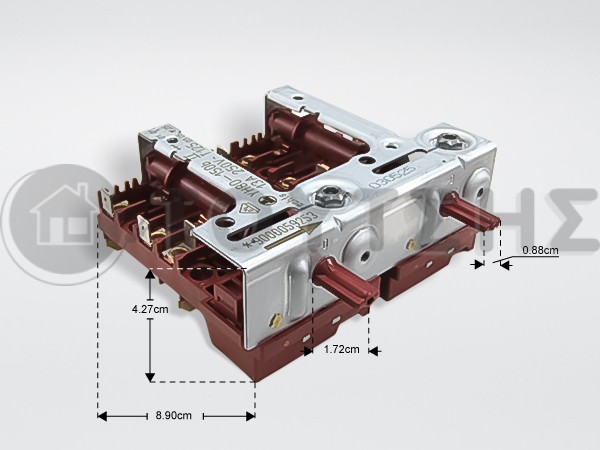 ΔΙΑΚΟΠΤΗΣ ΚΟΥΖΙΝΑΣ ΔΙΠΛΟΣ SIEMENS 00496808 image