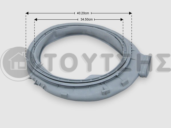 ΓΝΗΣΙΟ ΛΑΣΤΙΧΟ ΠΟΡΤΑΣ ΠΛΥΝΤΗΡΙΟΥ ARISTON INDESIT WHIRLPOOL HOT POINT C00262670 image