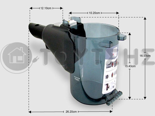 ΓΝΗΣΙΟ ΔΟΧΕΙΟ ΣΚΟΝΗΣ ΣΚΟΥΠΑΣ UNLIMITED SERIE 8 BOSCH 12037880 image