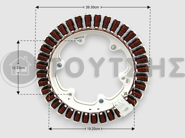 ΓΝΗΣΙΑ ΤΑΧΟΓΓΕΝΗΤΡΙΑ ΣΤΑΤΟΡ INVERTER ΠΛΥΝΤΗΡΙΟΥ LG AJB73816033 image