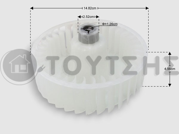 ΓΝΗΣΙΑ ΦΤΕΡΩΤΗ ΜΟΤΕΡ ΣΤΕΓΝΩΤΗΡΙΟΥ SAMSUNG DC93-00387A image