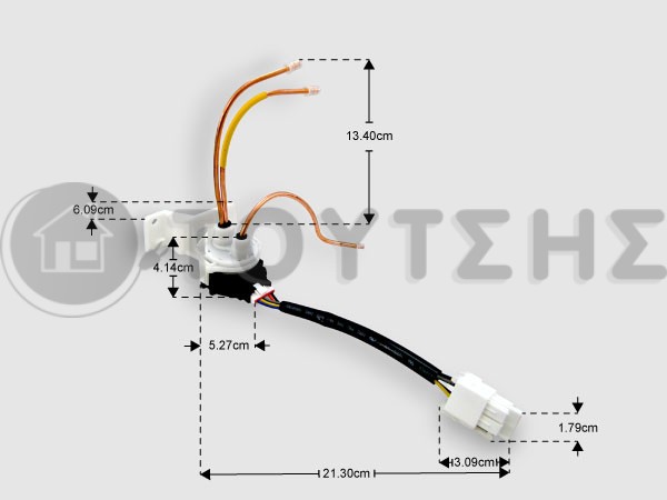 ΓΝΗΣΙΑ ΒΑΛΒΙΔΑ ΤΡΙΟΔΙΚΗ ΨΥΓΕΙΟΥ SAMSUNG DA97-07070A image