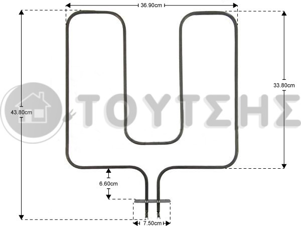 ΑΝΤΙΣΤΑΣΗ ΚΟΥΖΙΝΑΣ ARCELIK BEKO KΑΤΩ 1200W 262900061 image