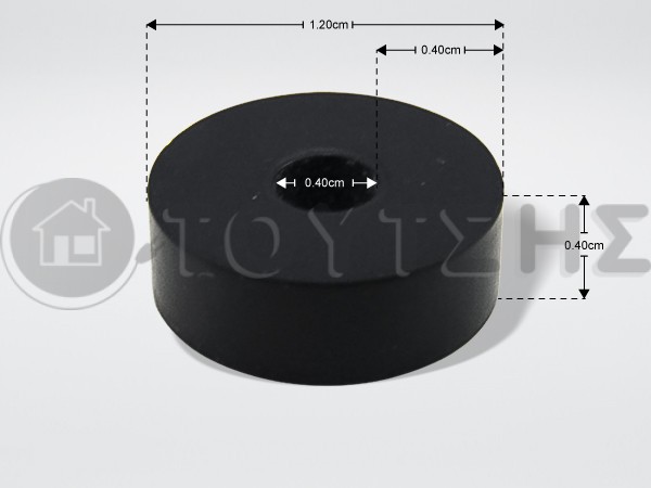 ΦΛΑΝΤΖΑ EPDM Φ 12Χ3,5Χ4ΜΜ image