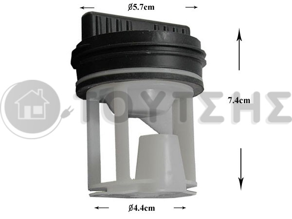 ΦΙΛΤΡΟ ΠΛΥΝΤΗΡΙΟΥ ΡΟΥΧΩΝ SAMSUNG DC97-09928B image