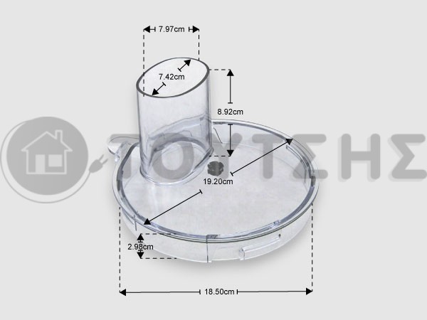 ΓΝΗΣΙΟ ΚΑΠΑΚΙ ΜΕΓΑΛΟΥ ΚΑΔΟΥ ΜΠΛΕΝΤΕΡ  DELONGHI KENWOOD AS00000715 image