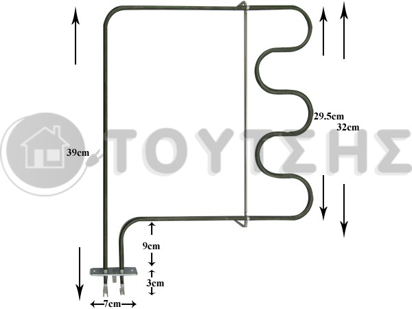 ΑΝΤΙΣΤΑΣΗ ΚΟΥΖΙΝΑΣ ΚΑΤΩ ZANUSSI 1200W 3581907387 image