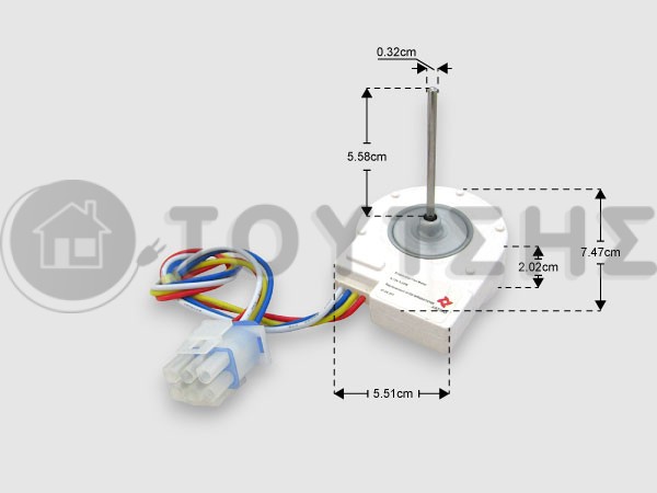 ΑΝΕΜΙΣΤΗΡΑΣ ΚΑΤΑΨΥΞΗΣ ΤΥΠΟΥ GENERAL ELECTRIC 276112 9,75V 3,25W image