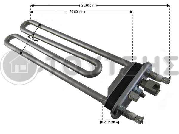 ΑΝΤΙΣΤΑΣΗ ΠΛΥΝΤΗΡΙΟY ΡΟΥΧΩΝ ZANUSSI ME ΣΕΝΣΟΡΑ 24CM 1950W 1327242416 image