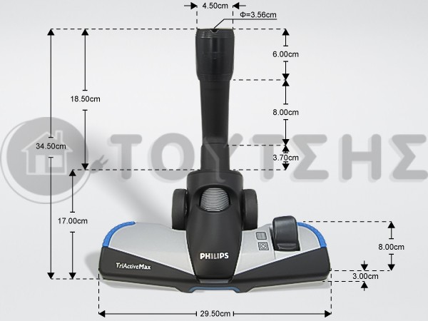 ΠΕΛΜΑ ΣΚΟΥΠΑΣ PHILIPS TRI-ACTIVE 432200425732 image