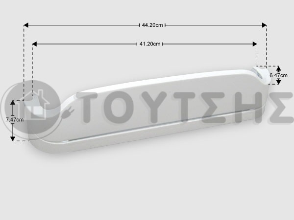 ΓΝΗΣΙΑ ΜΠΟΥΚΑΛΟΘΗΚΗ ΠΟΡΤΑΣ ΣΥΝΤΗΡΗΣΗΣ ARISTON HOT-POINT WHIRLPOOL C00283225 image