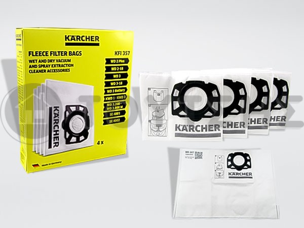 ΣΑΚΟΥΛΑ ΣΚΟΥΠΑΣ KARCHER KFI357 SET 4ΤΕΜ image