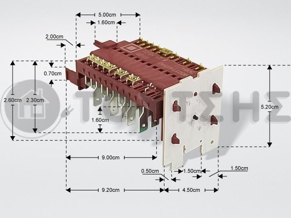 ΔΙΑΚΟΠΤΗΣ ΕΠΙΛΟΓΗΣ ΦΟΥΡΝΟΥ SIEMENS 10004395 image