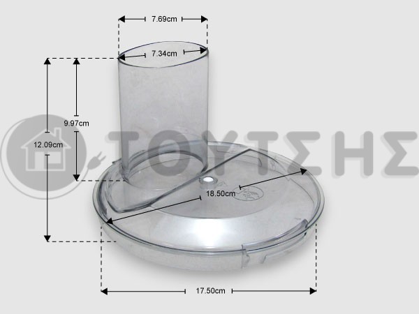 ΓΝΗΣΙΟ ΚΑΠΑΚΙ ΜΠΩΛ ΖΥΜΗΣ ΚΟΥΖΙΝΟΜΗΧΑΝΗΣ BOSCH SIEMENS 649583 image