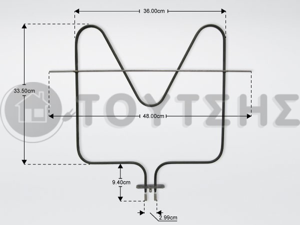 ΑΝΤΙΣΤΑΣΗ ΚΟΥΖΙΝΑΣ ΚΑΤΩ ΜΕ ΝΤΙΖΑ WHIRLPOOL 1400W/230V image