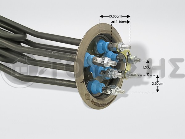 ΑΝΤΙΣΤΑΣΗ ΜΠΟΙΛΕΡ ΕΠΑΓΓ.ΠΛ.ΠΙΑΤΩΝ 9000W 380/220V L45CM image