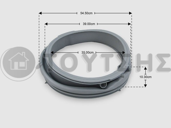 ΓΝΗΣΙΟ ΛΑΣΤΙΧΟ ΠΟΡΤΑΣ ΠΛΥΝΤΗΡΙΟΥ AEG ZANUSSI ELECTROLUX 1375660006 image