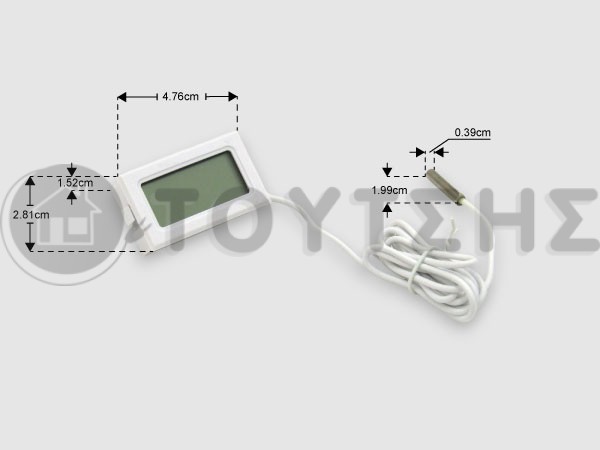 ΘΕΡΜΟΜΕΤΡΟ ΨΥΓΕΙΟΥ ΓΕΝΙΚΗΣ ΧΡΗΣΗΣ ΗΛΕΚΤΡΟΝΙΚΟ -50+70C image