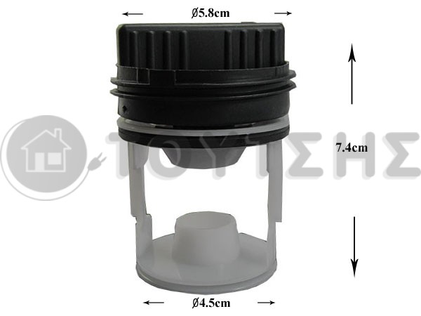 ΦΙΛΤΡΟ ΠΛΥΝΤΗΡΙΟΥ ΡΟΥΧΩΝ SAMSUNG DC97-09928C image