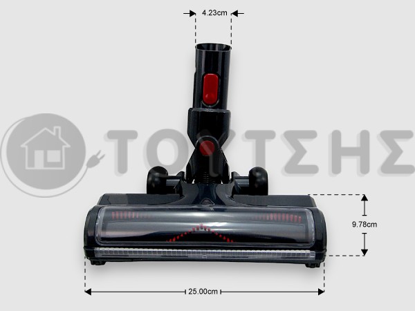 ΓΝΗΣΙΟ ΠΕΛΜΑ TURBO ΜΕ ΒΟΥΡΤΣΑ ΣΚΟΥΠΑΣ TEFAL ROWENTA FS-9100040195 image