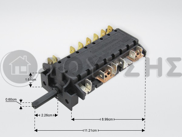 ΔΙΑΚΟΠΤΗΣ ΕΠΙΛΟΓΗΣ ΦΟΥΡΝΟΥ 5 ΘΕΣΕΩΝ SIEMENS  498548 image