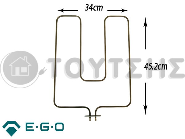 ΑΝΤΙΣΤΑΣΗ ΚΟΥΖΙΝΑΣ ΚΑΤΩ ΓΕΝΙΚΗΣ ΧΡΗΣΗΣ 1600W ΜΕ ΛΑΜΑΚΙ EGO image