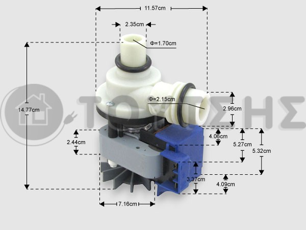 ΑΝΤΛΙΑ ΠΛΥΝΤΗΡΙΟY ΠΙΑΤΩΝ SIEMENS AEG BOSCH CONSTRUCTA 00140176 image