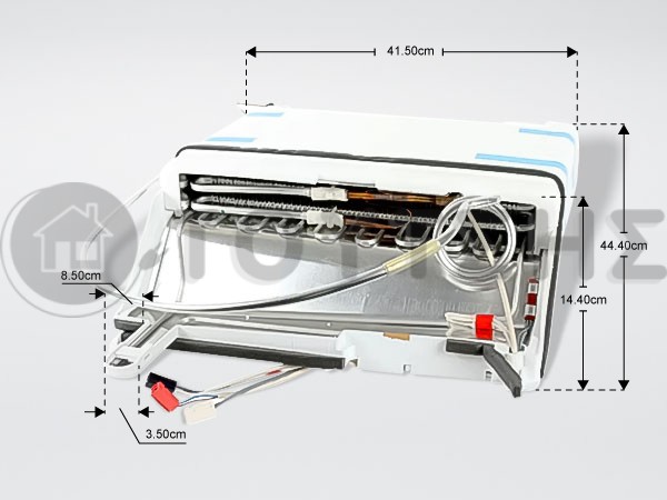 ΓΝΗΣΙΟ EVAPORATOR ΨΥΓΕΙΟΚΑΤΑΨΥΚΤΗ & ΑΝΤΙΣΤΑΣΗ ΑΠΟΨΥΞΗΣ SIEMENS 689317 image