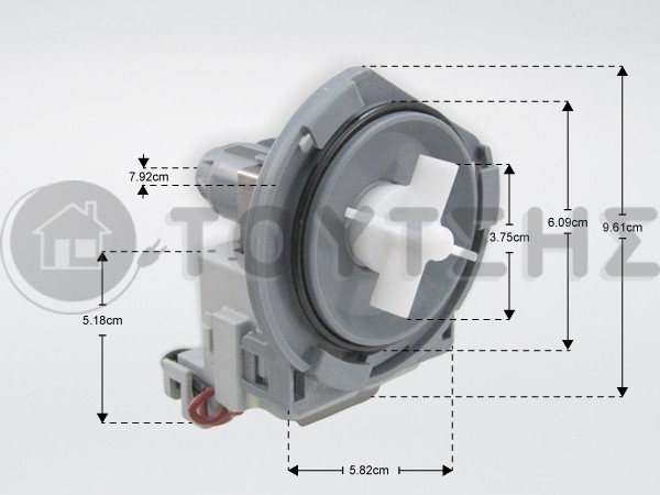 ΑΝΤΛΙΑ ΠΛΥΝΤΗΡΙΟY ΡΟΥΧΩΝ ΑΠΟΧΕΤΕΥΣΗΣ ARCELIK-BEKO BRANDT WHIRLPOOL ΜΑΓΝΗΤΙΚΗ 174030010 image