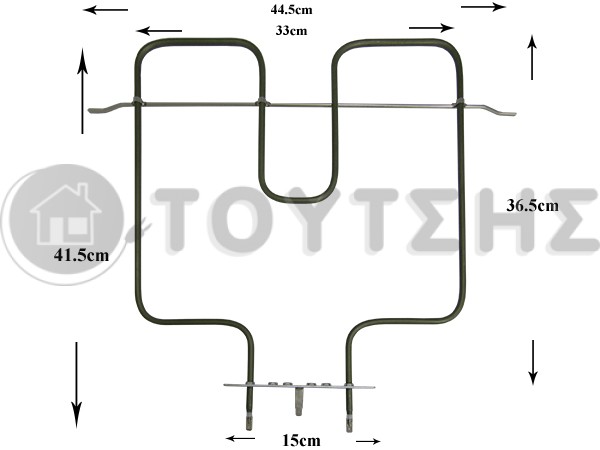 ΑΝΤΙΣΤΑΣΗ ΚΟΥΖΙΝΑΣ ΑΝΩ ΜΕΡΟΣ WHIRLPOOL 1400W 481225998472 image