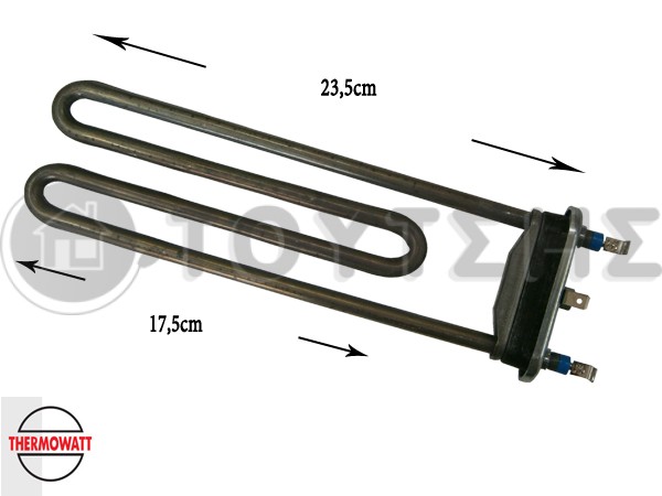 ΑΝΤΙΣΤΑΣΗ ΠΛΥΝΤΗΡΙΟY ΡΟΥΧΩΝ  WHIRLPOOL 2050W 236MM ΜΕ ΤΡΥΠA image