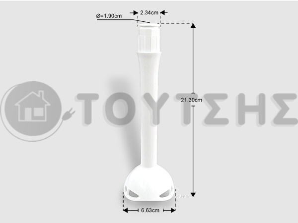 ΓΝΗΣΙΟ ΜΑΧΑΙΡΙ ΡΑΒΔΟΜΠΛΕΝΤΕΡ BOSCH SIEMENS 657242 image